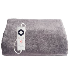 Dreamland Relaxwell 16447 Velvety Electric Heated Throw (120 x 160cm) - Grey
