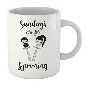 Sundays are for Spooning Mug