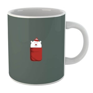 Christmas Polar Bear Pocket Mug
