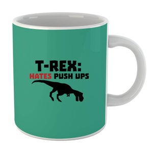 T-Rex Hates Pushups Mug
