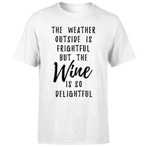 Wine Is So Delightful T-Shirt - White
