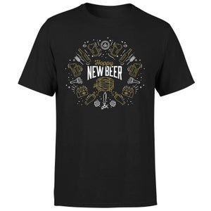 Hoppy New Beer T-Shirt - Black