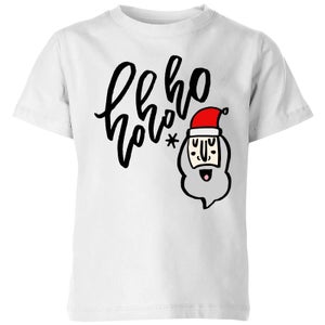 Ho Ho Ho Kids' T-Shirt - White