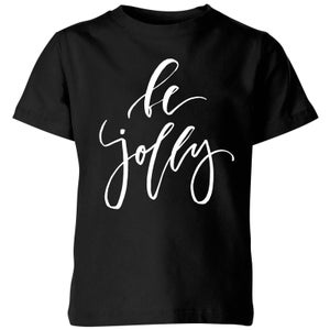 Be Jolly Kids' T-Shirt - Black