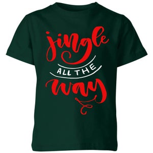 Jingle all the Way Kids' T-Shirt - Forest Green