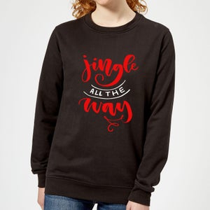 Jingle all the Way Women's Sweatshirt - Black