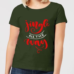 Jingle all the Way Women's T-Shirt - Forest Green