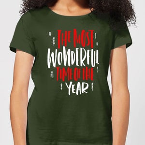 The Most Wonderful Time Women's T-Shirt - Forest Green