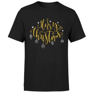 Merry Christmas T-Shirt - Black