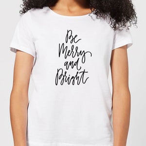 Be Merry and Bright Women's T-Shirt - White