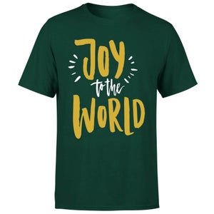 Joy to the World T-Shirt - Forest Green
