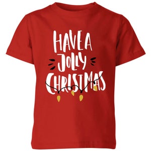 Have a Jolly Christmas Kids' T-Shirt - Red