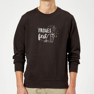 Frohes Fest Sweatshirt - Black