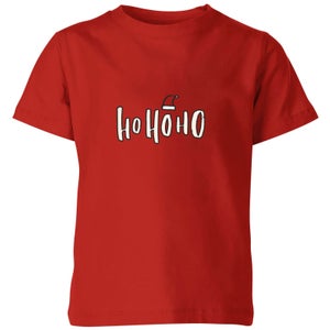 Ho Ho Ho Kinder T-Shirt - Rot