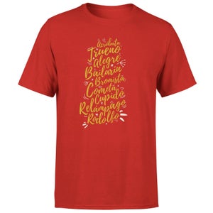 International Reindeer T-Shirt - Red