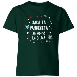Saca La Pandereta Kids' T-Shirt - Forest Green