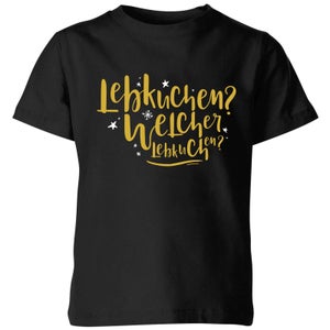 International Lebkiuchen Kids' T-Shirt - Black