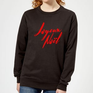 Joyeux Noel Holly Jolly international Women's Sweatshirt - Black