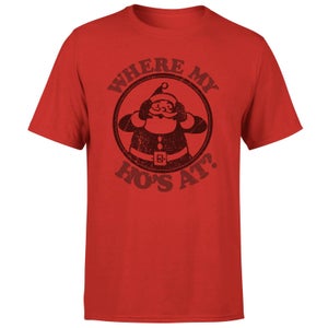Where My Ho's At T-Shirt - Red