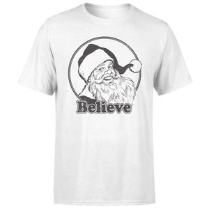 Believe Grey T-Shirt - White
