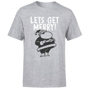 Lets Be Merry T-Shirt - Grey