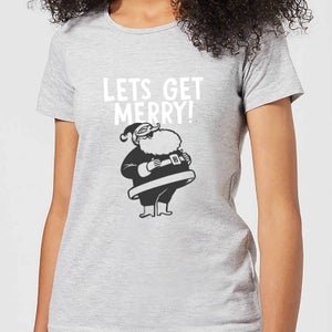 Lets Be Merry Women's T-Shirt - Grey