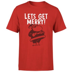 Lets Be Merry T-Shirt - Red