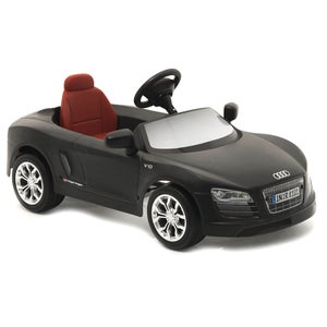 Audi R8 Spyder Pedal Power Car - Matte Black