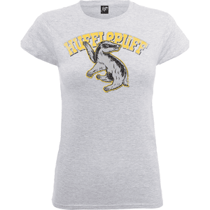 T-Shirt Femme Poufsouffle - Harry Potter - Gris