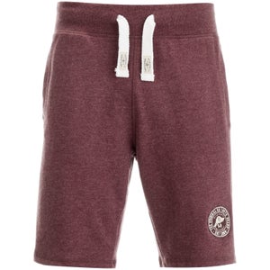 Tokyo Laundry Men's Red Feather Sweat Shorts - Bordeaux Marl