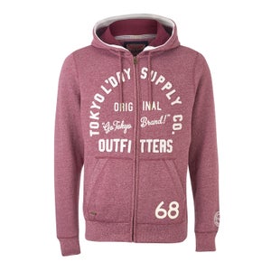 Tokyo Laundry Men's Marshall Bay Hoody - Bordeaux Marl