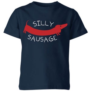 My Little Rascal Silly Sausage Kids' T-Shirt - Navy