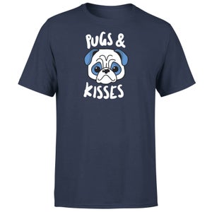 Pugs & Kisses T-Shirt - Navy