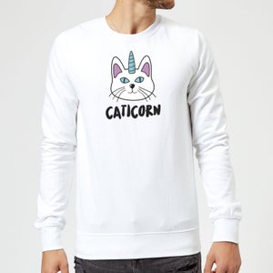 Caticorn Sweatshirt - White