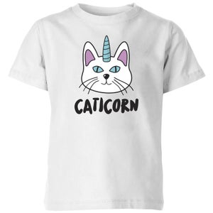 My Little Rascal Caticorn Kids' T-Shirt - White