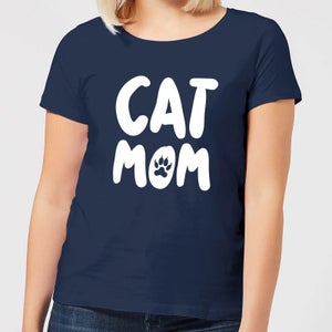 Cat Mom Women's T-Shirt - Navy