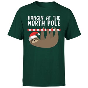 Hangin' At The North Pole T-Shirt - Forest Green