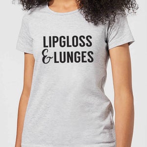 Lipgloss and Lunges Women's T-Shirt - Grey