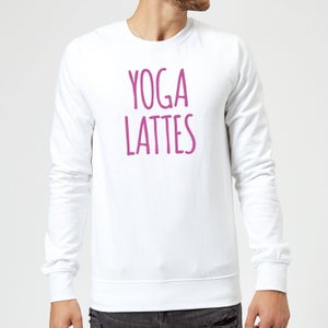 Yoga Lattes Sweatshirt - White