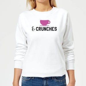 Coffee and Crunches Women's Sweatshirt - White