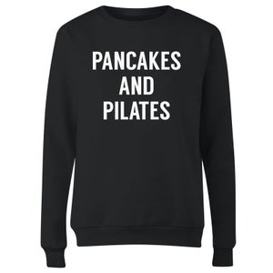 Pancakes and Pilates Women's Sweatshirt - Black