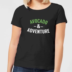 Avocado and Adventure Women's T-Shirt - Black