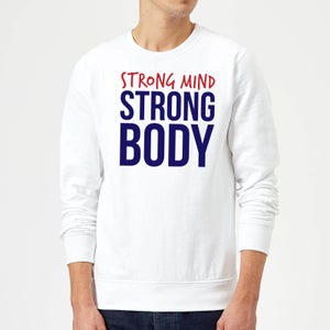 Strong Mind Strong Body Sweatshirt - White
