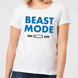 Beast Mode On Women's T-Shirt - White