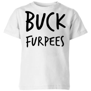 Buck Furpees Kids' T-Shirt - White