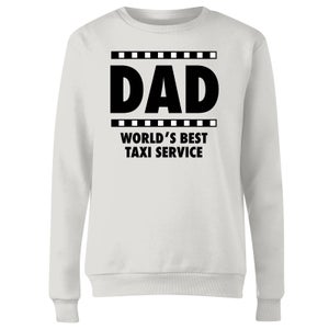Dad Taxi Service Women's Sweatshirt - White