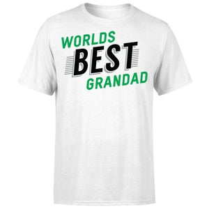 Worlds Best Grandad T-Shirt - White