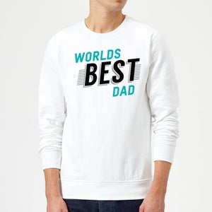 Worlds Best Dad Sweatshirt - White