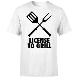 License to Grill T-Shirt - White