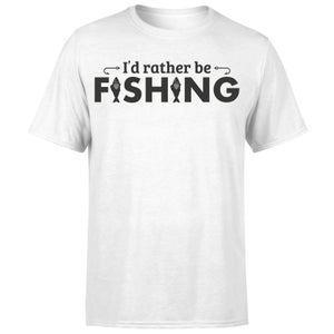 Id Rather be Fishing T-Shirt - White